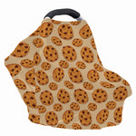 Chocolate Chip Cookie Pattern Print Baby Seat Cover
