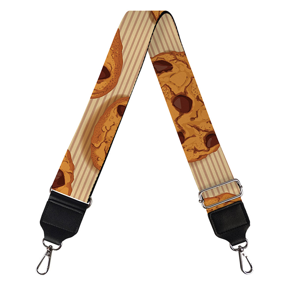 Chocolate Chip Cookie Pattern Print Bag Strap