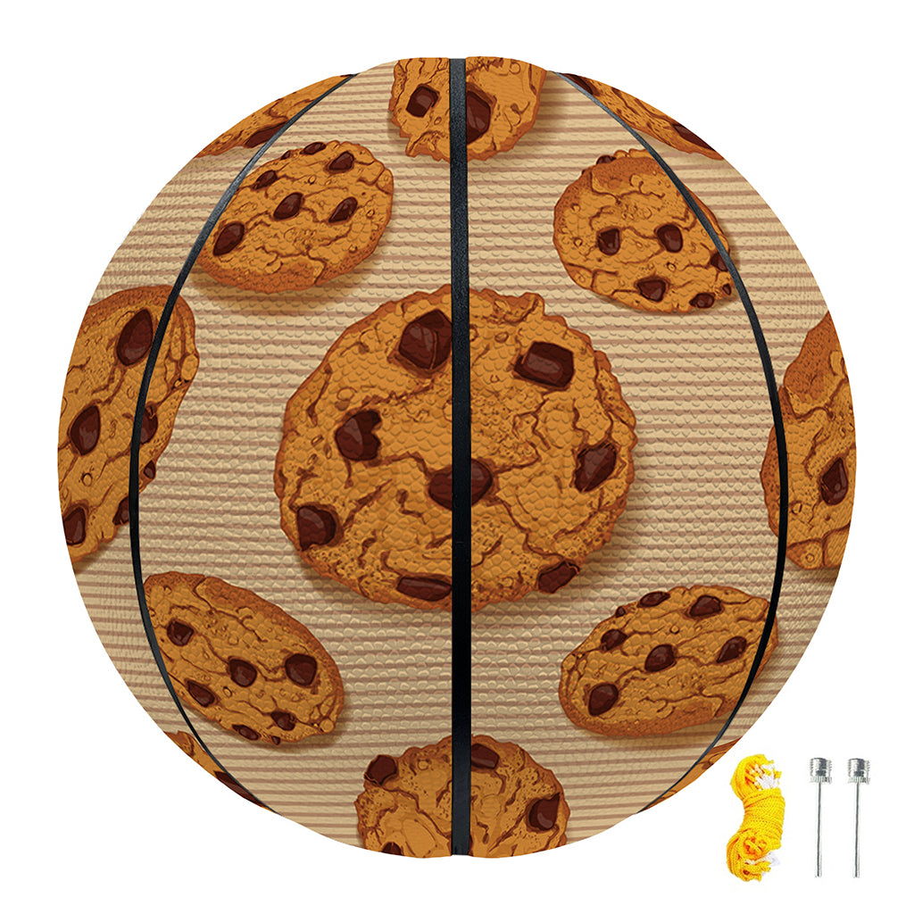 Chocolate Chip Cookie Pattern Print Basketball