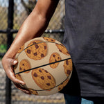 Chocolate Chip Cookie Pattern Print Basketball