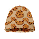 Chocolate Chip Cookie Pattern Print Beanie