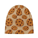 Chocolate Chip Cookie Pattern Print Beanie