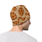 Chocolate Chip Cookie Pattern Print Beanie