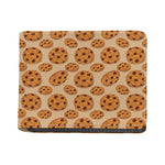 Chocolate Chip Cookie Pattern Print Bifold Wallet