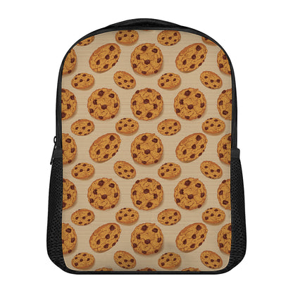 Chocolate Chip Cookie Pattern Print Casual Backpack