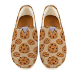 Chocolate Chip Cookie Pattern Print Casual Shoes