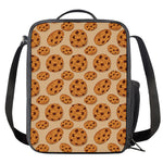 Chocolate Chip Cookie Pattern Print Crossbody Lunch Bag