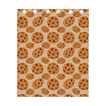 Chocolate Chip Cookie Pattern Print Curtain