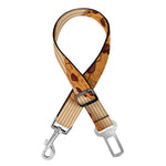 Chocolate Chip Cookie Pattern Print Dog Seat Belt