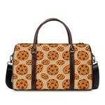 Chocolate Chip Cookie Pattern Print Duffle Bag