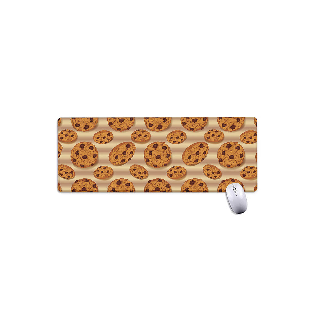 Chocolate Chip Cookie Pattern Print Extended Mouse Pad