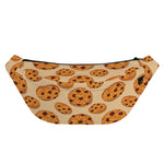 Chocolate Chip Cookie Pattern Print Fanny Pack