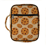 Chocolate Chip Cookie Pattern Print Front Pocket Bible Bag