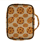 Chocolate Chip Cookie Pattern Print Front Pocket Bible Bag