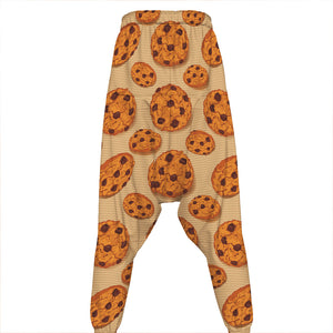 Chocolate Chip Cookie Pattern Print Hammer Pants