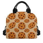 Chocolate Chip Cookie Pattern Print Insulated Lunch Bag