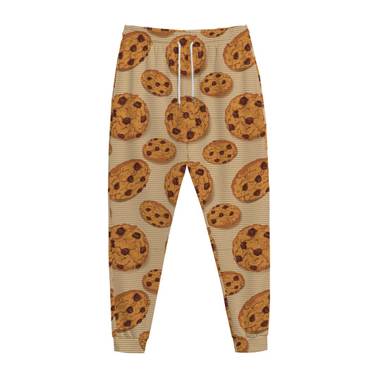 Chocolate Chip Cookie Pattern Print Jogger Pants