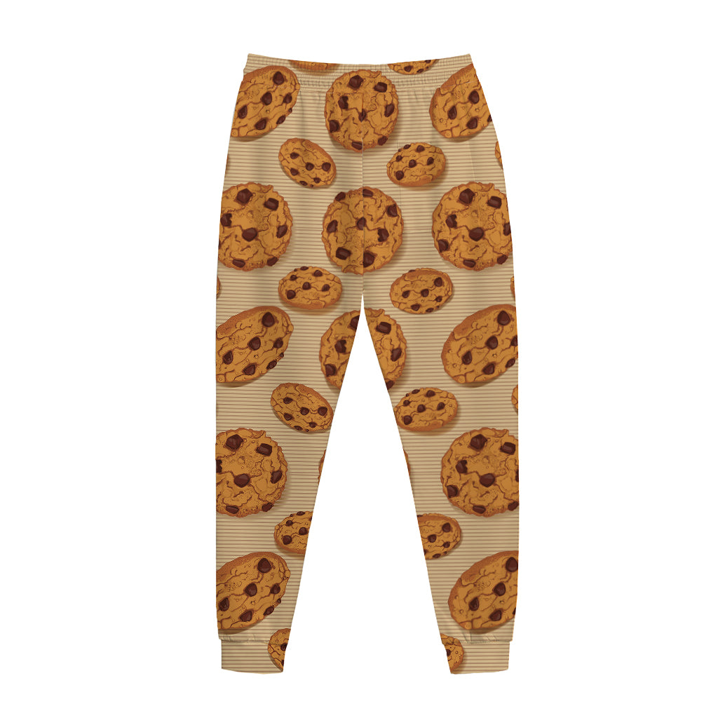 Chocolate Chip Cookie Pattern Print Jogger Pants