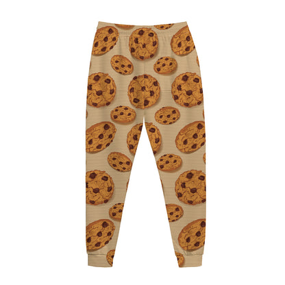 Chocolate Chip Cookie Pattern Print Jogger Pants