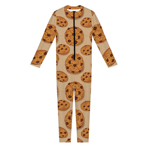 Chocolate Chip Cookie Pattern Print Jumpsuit