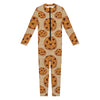 Chocolate Chip Cookie Pattern Print Jumpsuit