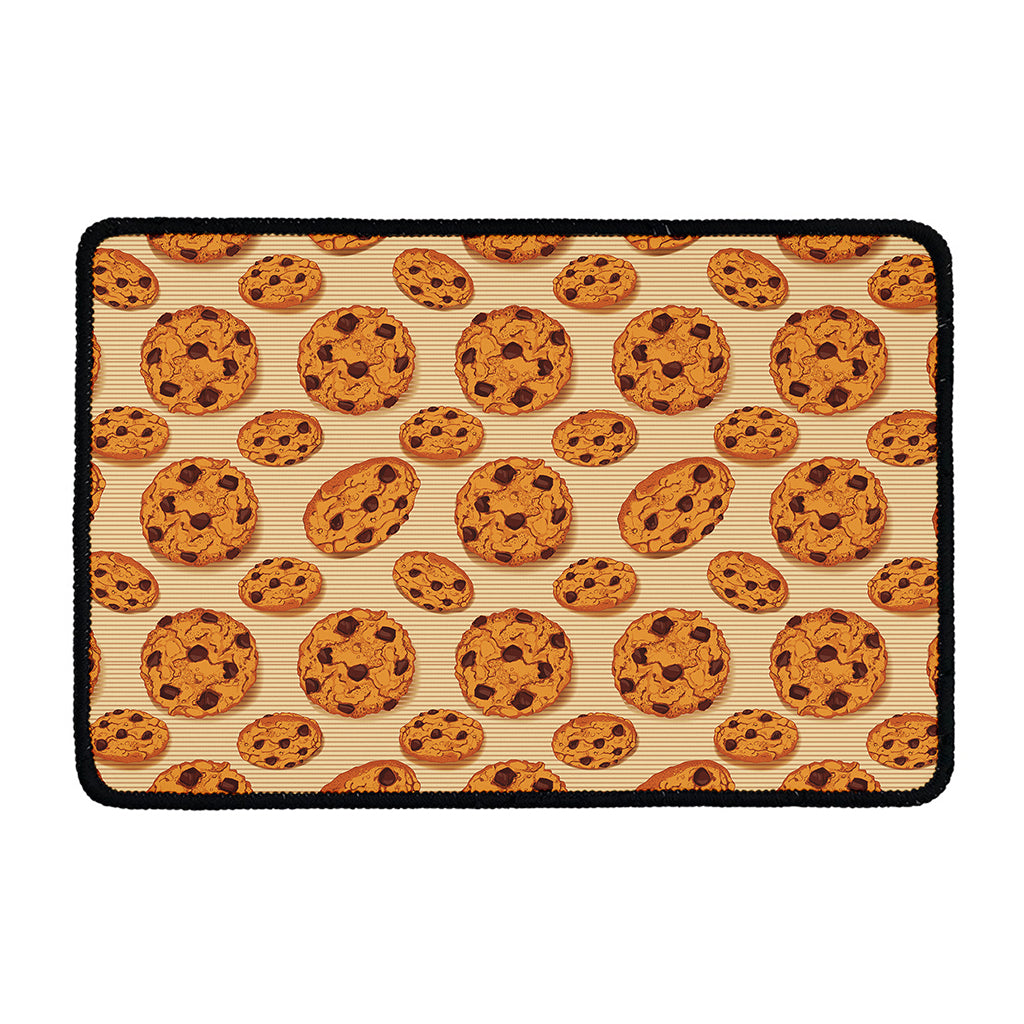 Chocolate Chip Cookie Pattern Print Kitchen Mat