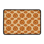 Chocolate Chip Cookie Pattern Print Kitchen Mat