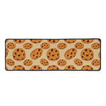 Chocolate Chip Cookie Pattern Print Long Kitchen Mat