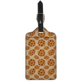 Chocolate Chip Cookie Pattern Print Luggage Tag