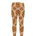 Chocolate Chip Cookie Pattern Print Men's Leggings