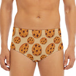 Chocolate Chip Cookie Pattern Print Men's Triangle Swim Briefs