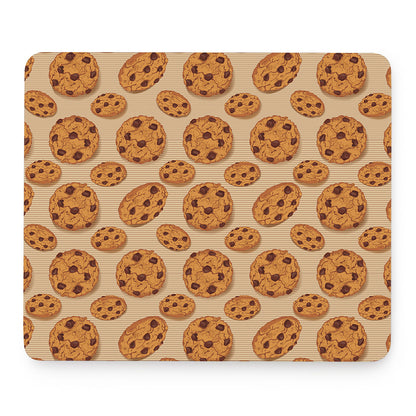 Chocolate Chip Cookie Pattern Print Mouse Pad