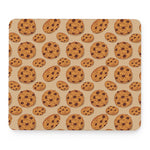 Chocolate Chip Cookie Pattern Print Mouse Pad