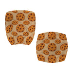 Chocolate Chip Cookie Pattern Print Office Chair Cover