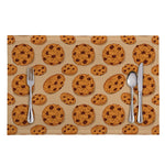 Chocolate Chip Cookie Pattern Print Placemat