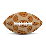 Chocolate Chip Cookie Pattern Print Rugby Ball