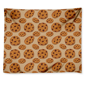 Chocolate Chip Cookie Pattern Print Tapestry