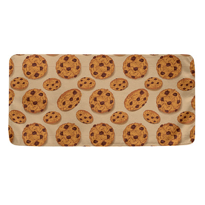 Chocolate Chip Cookie Pattern Print Towel