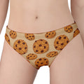 Chocolate Chip Cookie Pattern Print Women's Panties