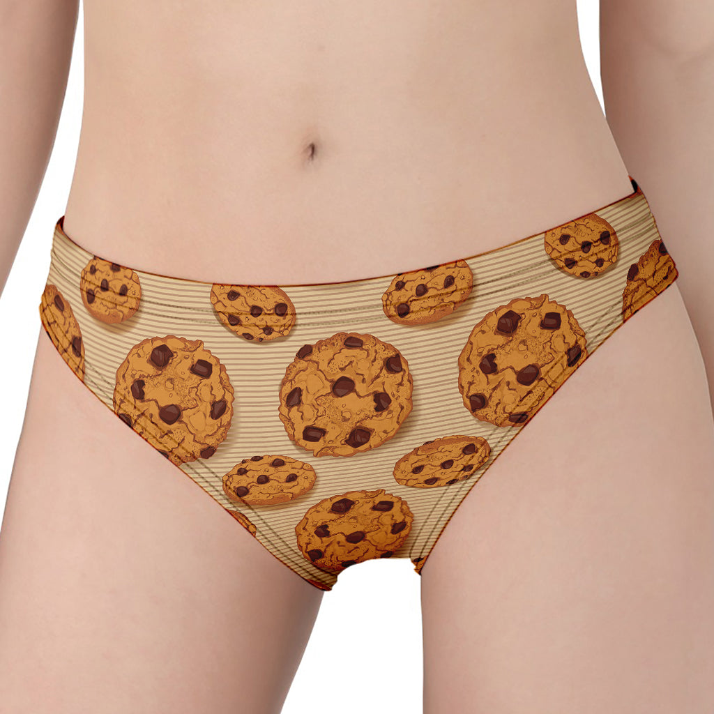 Chocolate Chip Cookie Pattern Print Women's Panties