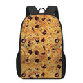Chocolate Chip Cookie Print 17 Inch Backpack