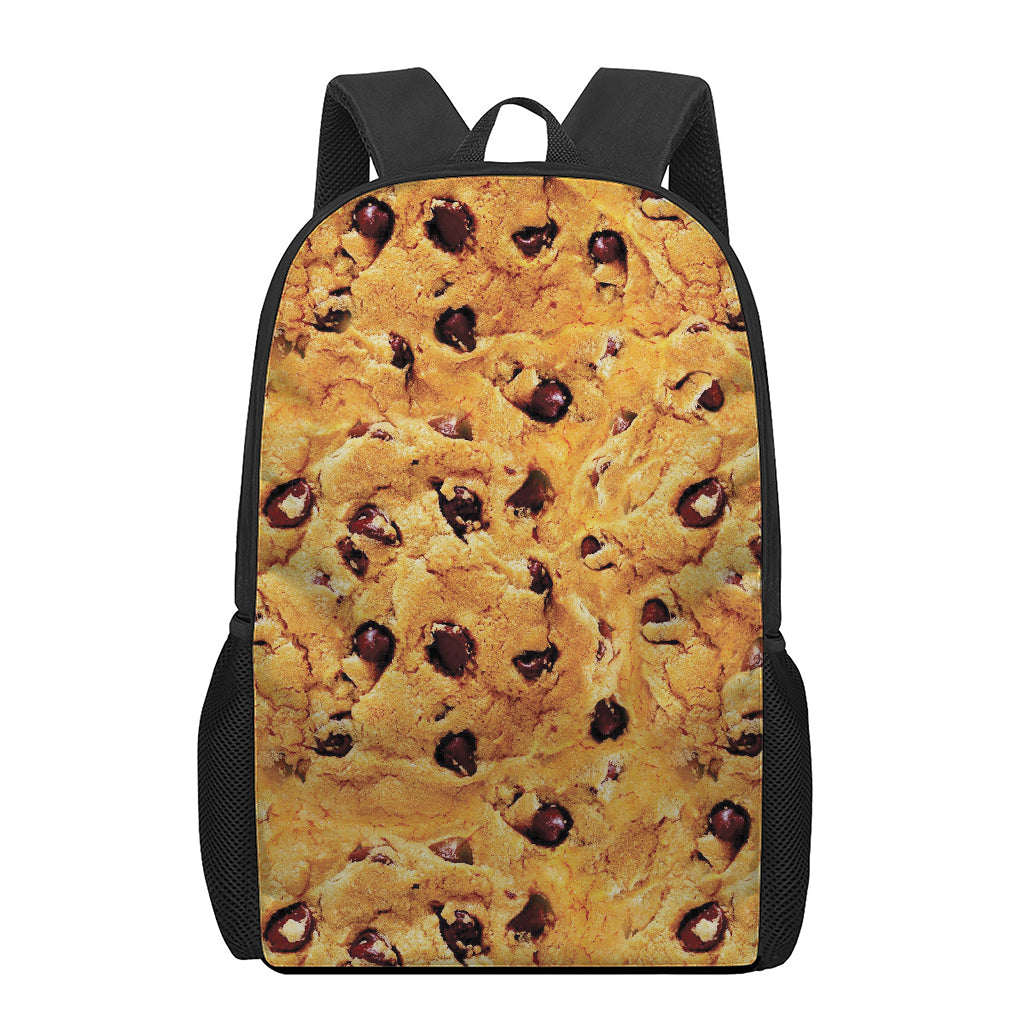 Chocolate Chip Cookie Print 17 Inch Backpack