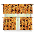 Chocolate Chip Cookie Print 3 Piece Kitchen Curtains