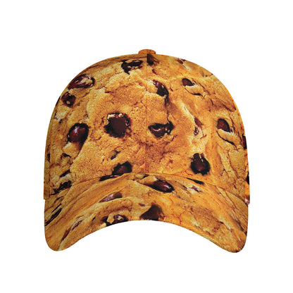 Chocolate Chip Cookie Print Baseball Cap