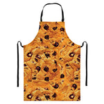 Chocolate Chip Cookie Print Bib Apron With Pocket