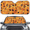 Chocolate Chip Cookie Print Car Windshield Sun Shade