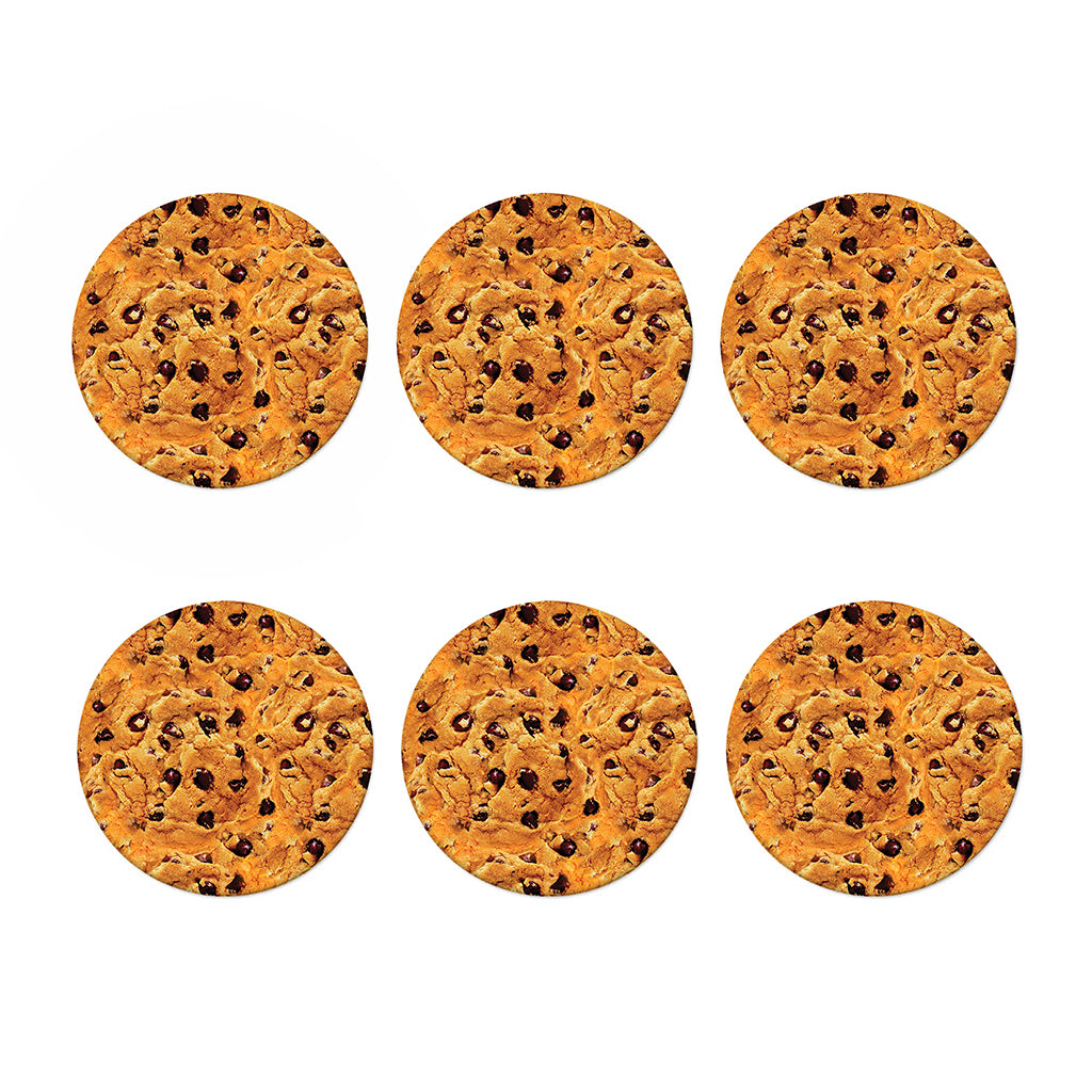 Chocolate Chip Cookie Print Coaster Set