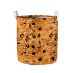 Chocolate Chip Cookie Print Collapsible Laundry Basket