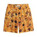 Chocolate Chip Cookie Print Cotton Shorts