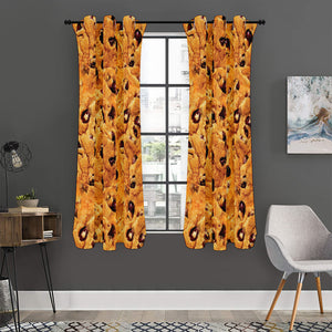 Chocolate Chip Cookie Print Curtain